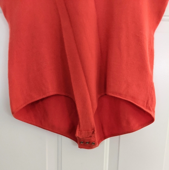 J. Crew Collection Cashmere Cap-sleeve Bodysuit - Picture 5 of 8